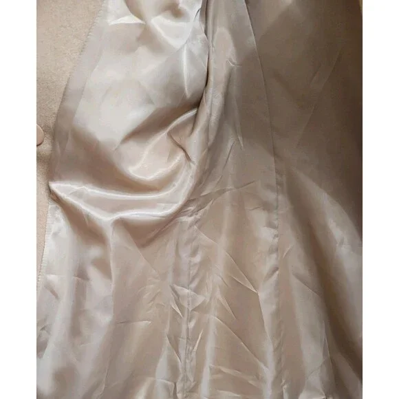 Lauren Ralph Lauren Wool Blend Double Breasted Peacoat Camel Women’s 12 - Picture 7 of 13